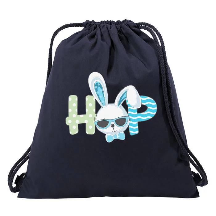 Easter Fors Hop Fun Easter Bunny Gift Drawstring Bag