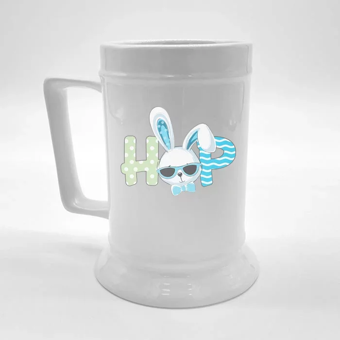 Easter Fors Hop Fun Easter Bunny Gift Front & Back Beer Stein