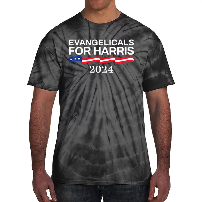 Evangelicals For Harris 2024 Kamala Harris Tim Walz 2024 Tie-Dye T-Shirt