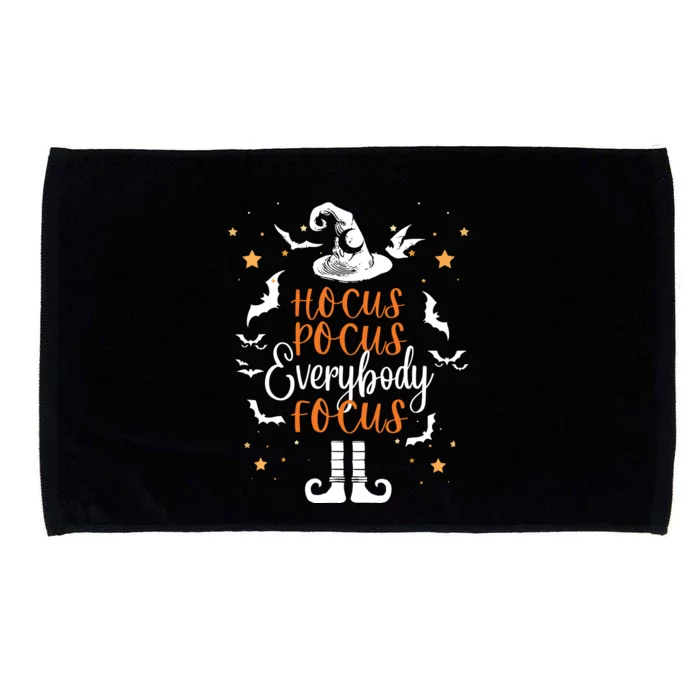 Everybody Focus Halloween Teacher Microfiber Hand Towel