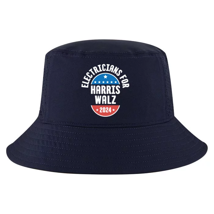 Electricians For Harris Walz 2024 Gift Cool Comfort Performance Bucket Hat