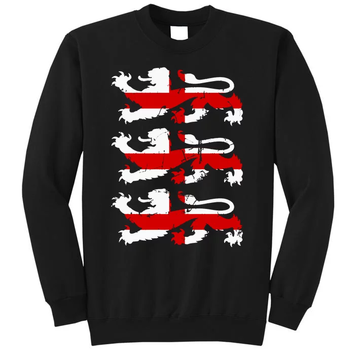 English Football Internaenglish Footbational Lion Cross Flag Soccer Team Premium Tall Sweatshirt