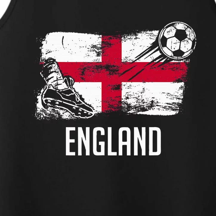 England Flag Jersey England Soccer Team England Performance Tank