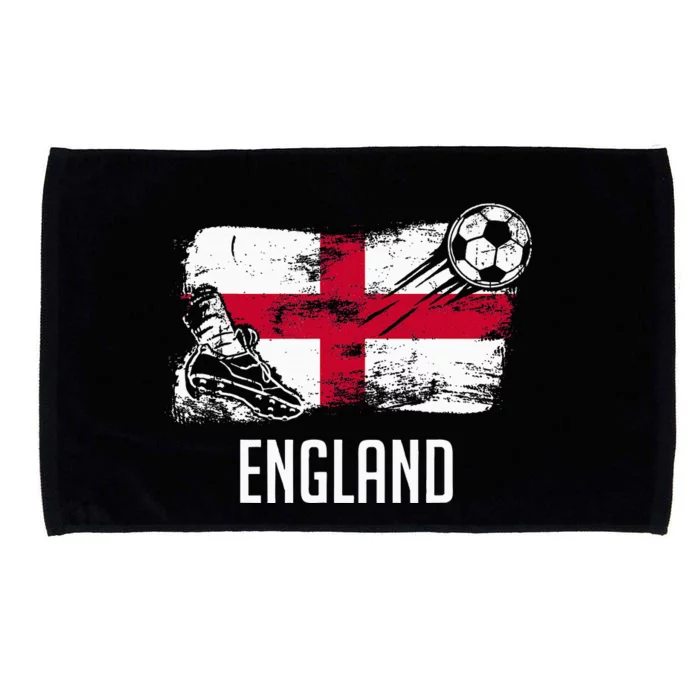 England Flag Jersey England Soccer Team England Microfiber Hand Towel