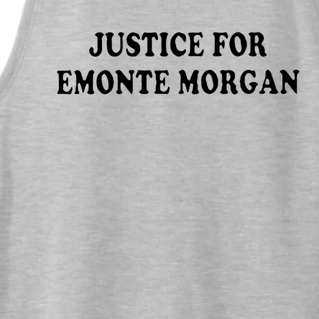 Ella French Justice For Emonte Morgan Ladies Tri-Blend Wicking Tank