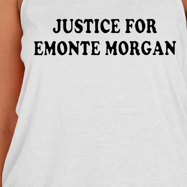 Ella French Justice For Emonte Morgan Women's Knotted Racerback Tank