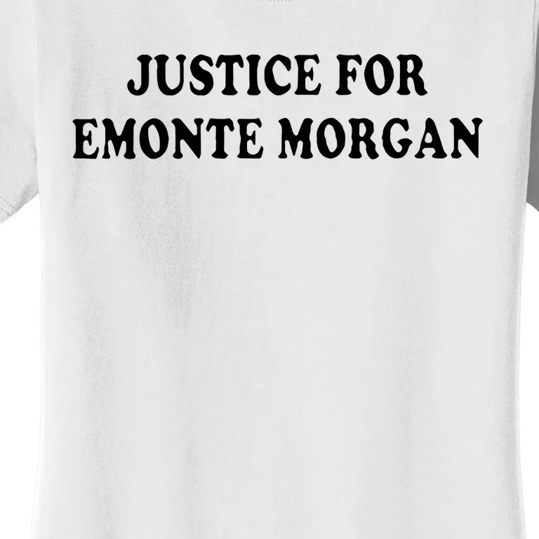 Ella French Justice For Emonte Morgan Women's T-Shirt