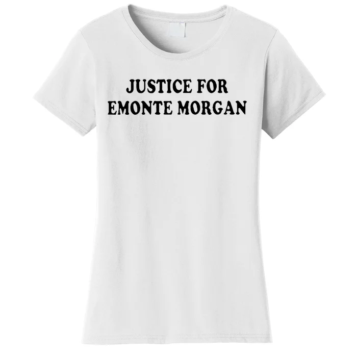 Ella French Justice For Emonte Morgan Women's T-Shirt