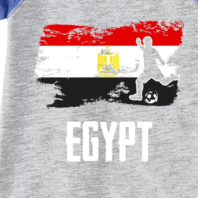 Egypt Flag Jersey Egyptian Soccer Team Egyptian Infant Baby Jersey Bodysuit