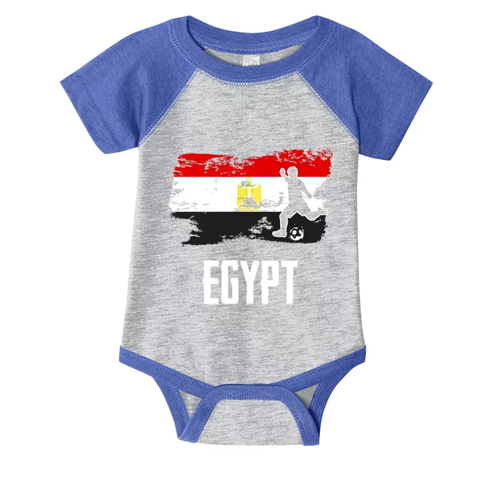 Egypt Flag Jersey Egyptian Soccer Team Egyptian Infant Baby Jersey Bodysuit