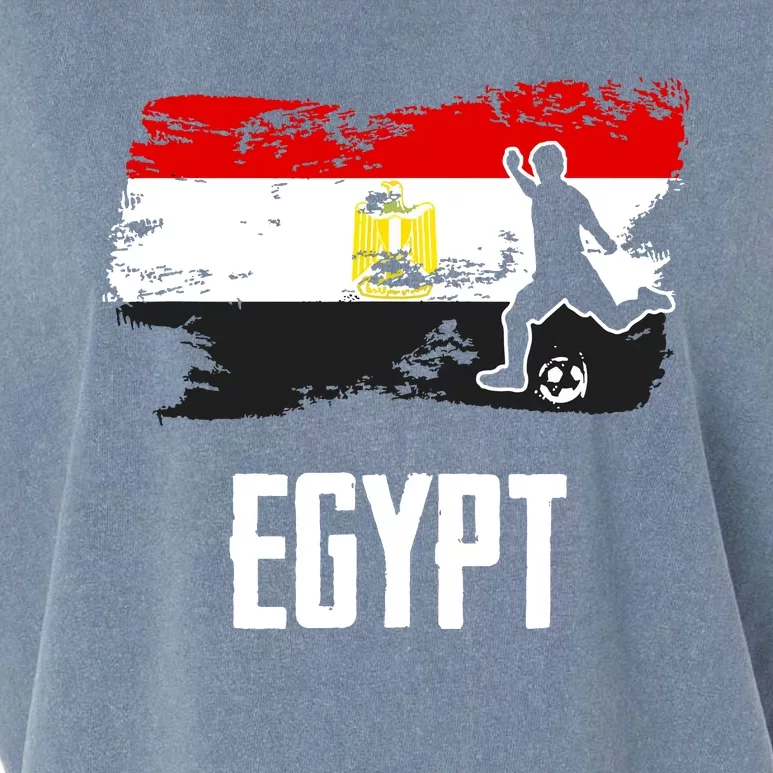 Egypt Flag Jersey Egyptian Soccer Team Egyptian Garment-Dyed Women's Muscle Tee