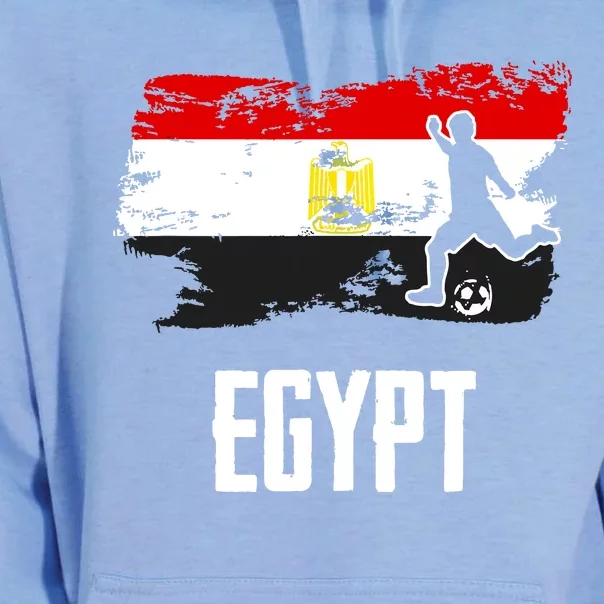 Egypt Flag Jersey Egyptian Soccer Team Egyptian Unisex Surf Hoodie