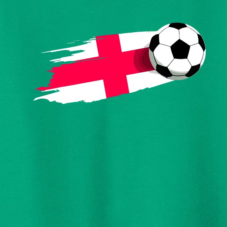 England Flag Jersey England Soccer Team England Toddler T-Shirt