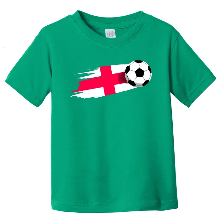 England Flag Jersey England Soccer Team England Toddler T-Shirt