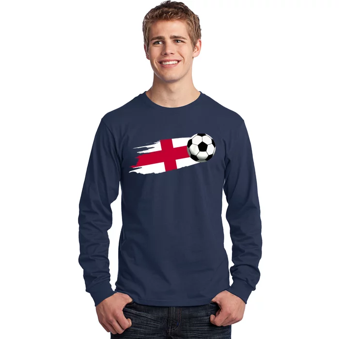 England Flag Jersey England Soccer Team England Long Sleeve Shirt