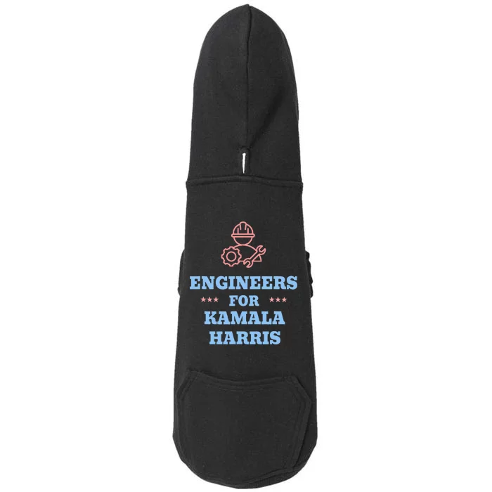 Engineers For Kamala Harris 2024 Change Breaking Barriers Doggie 3-End Fleece Hoodie