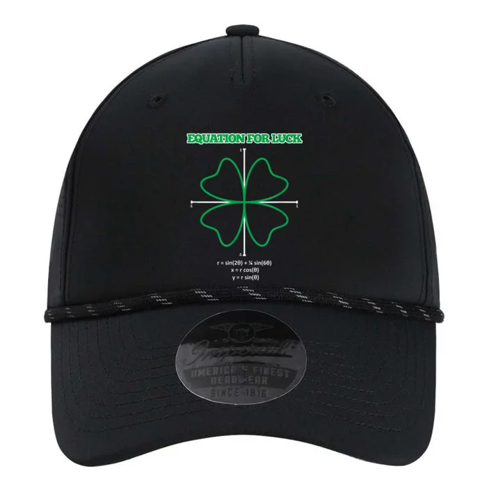 Equation for Luck Clover Irish Math Funny Teacher Gift Idea Performance The Dyno Cap