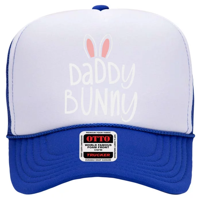 Easter Family Matching Outfits Pastel Easter Daddy Bunny High Crown Mesh Trucker Hat