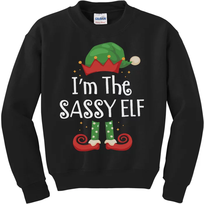 Elf Family Matching Pajamas Kids Sweatshirt