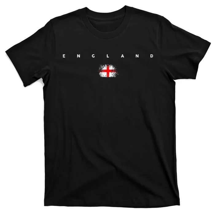 England Flag Pride Vintage Retro Soccer English Football T-Shirt