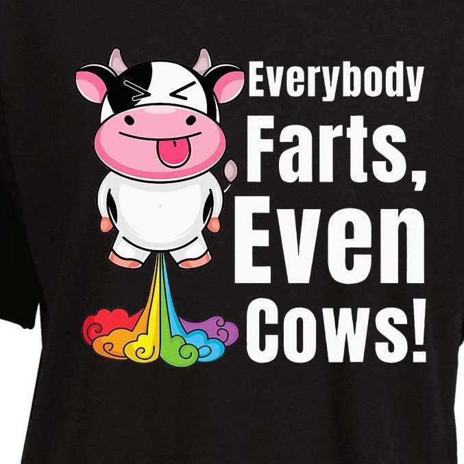 Everybody Farts Rainbow Farting Cow Funny Fart Women's Boxy T-Shirt |  TeeShirtPalace