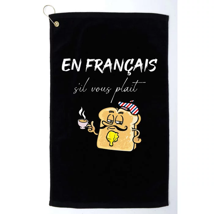 En Francais S'il Vous Plait In French Please Expression Platinum Collection Golf Towel