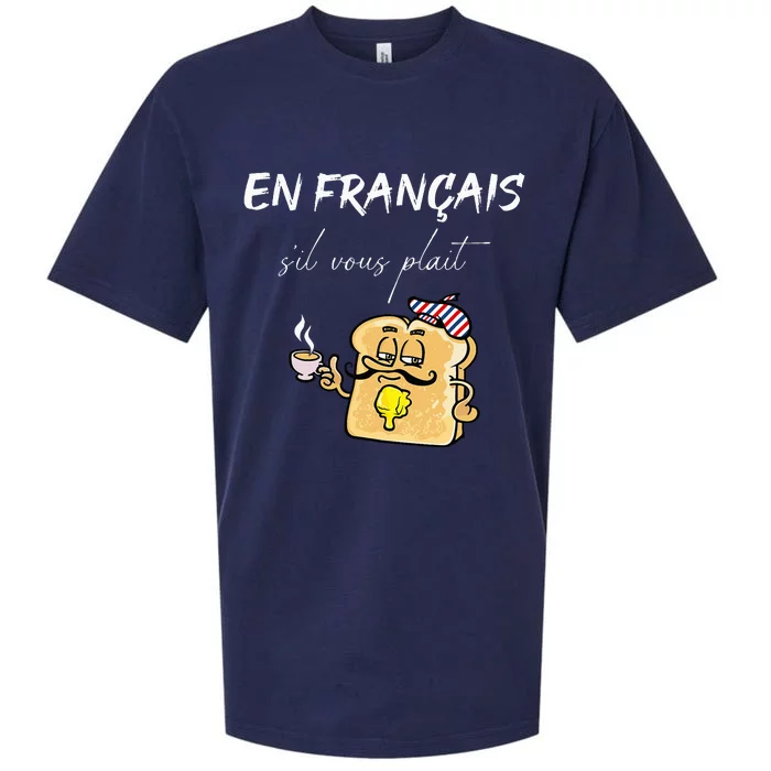 En Francais S'il Vous Plait In French Please Expression Sueded Cloud Jersey T-Shirt