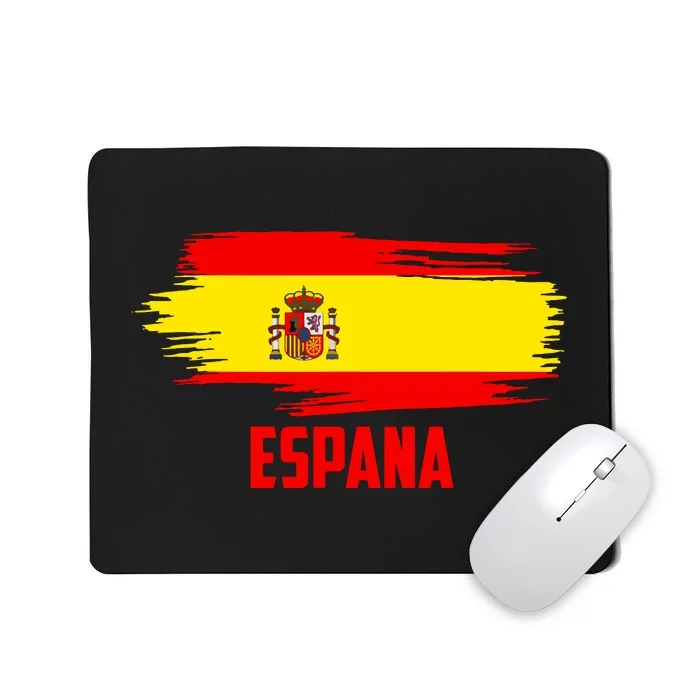 Espana Flag Spain Soccer Spain Futbol Club Support Mousepad