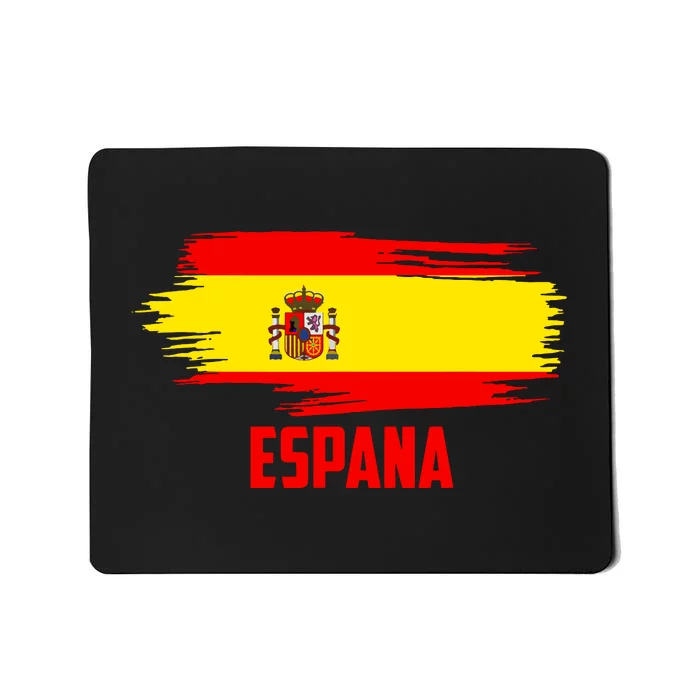 Espana Flag Spain Soccer Spain Futbol Club Support Mousepad