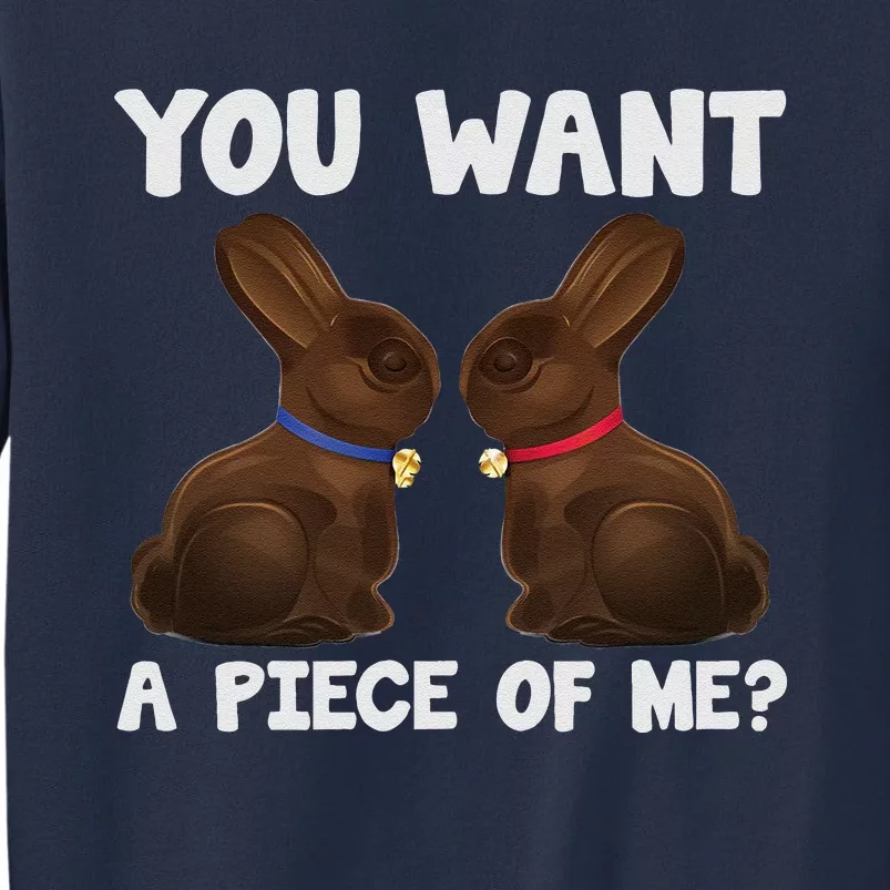 Easter Funnyns Sayings Chocolate Bunny Meme Sweatshirt