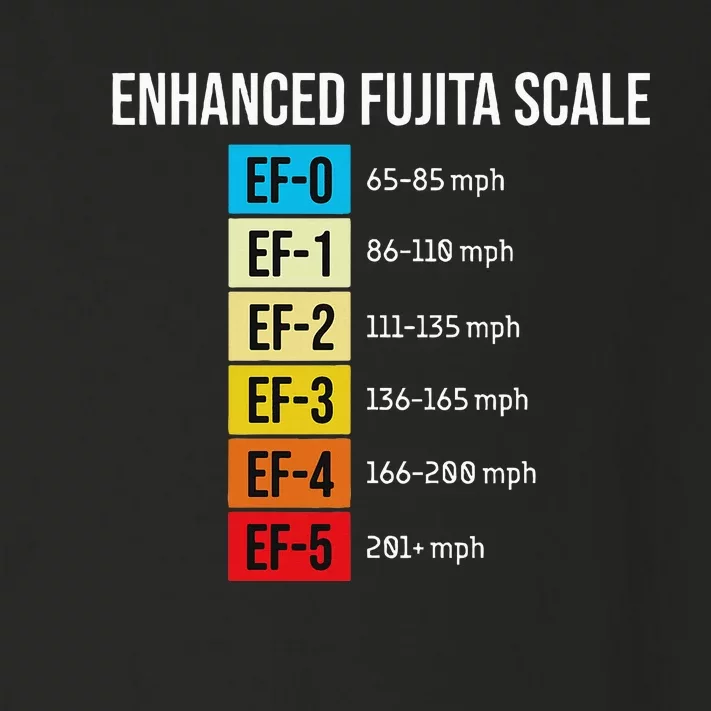 Enhanced Fujita Scale Meteorologist Meteorology Weather Toddler Long Sleeve Shirt