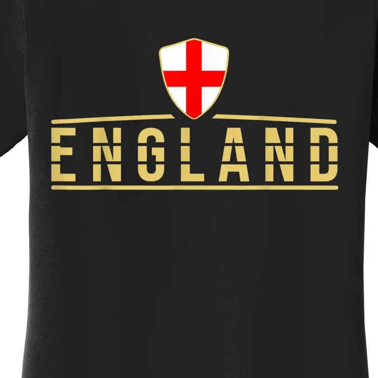 England Football Shirt England Soccer Jersey British Women's T-Shirt