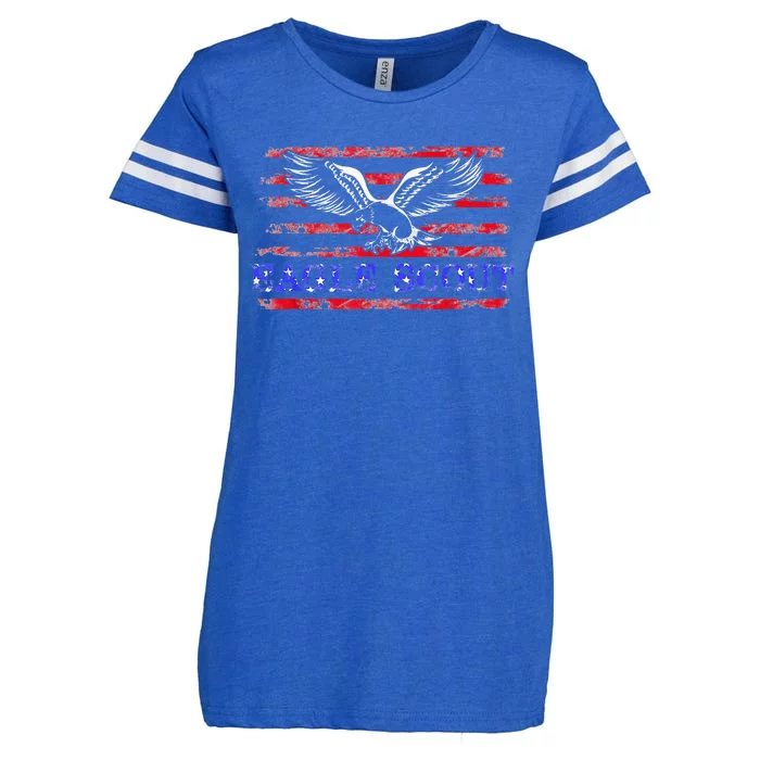 Eagle Flag Scout Gift Enza Ladies Jersey Football T-Shirt