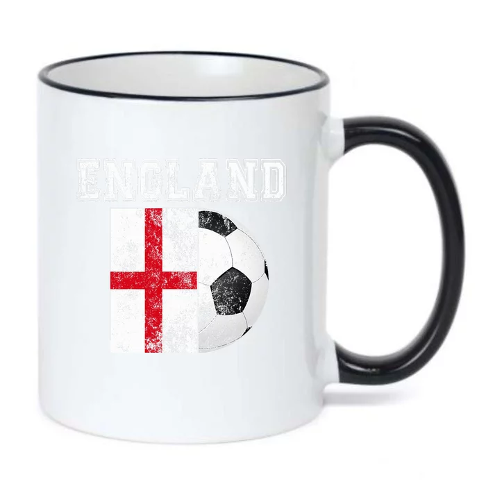 ENGLAND Flag  Soccer Futbol Football Black Color Changing Mug