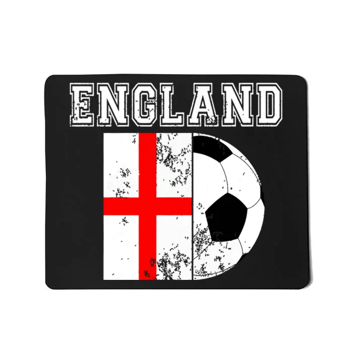 England Flag Soccer Futbol Football Mousepad