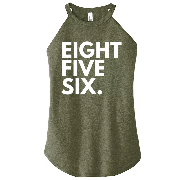 EIGHT FIVE SIX Area Code 856 Camden NJ New Jersey USA Women’s Perfect Tri Rocker Tank