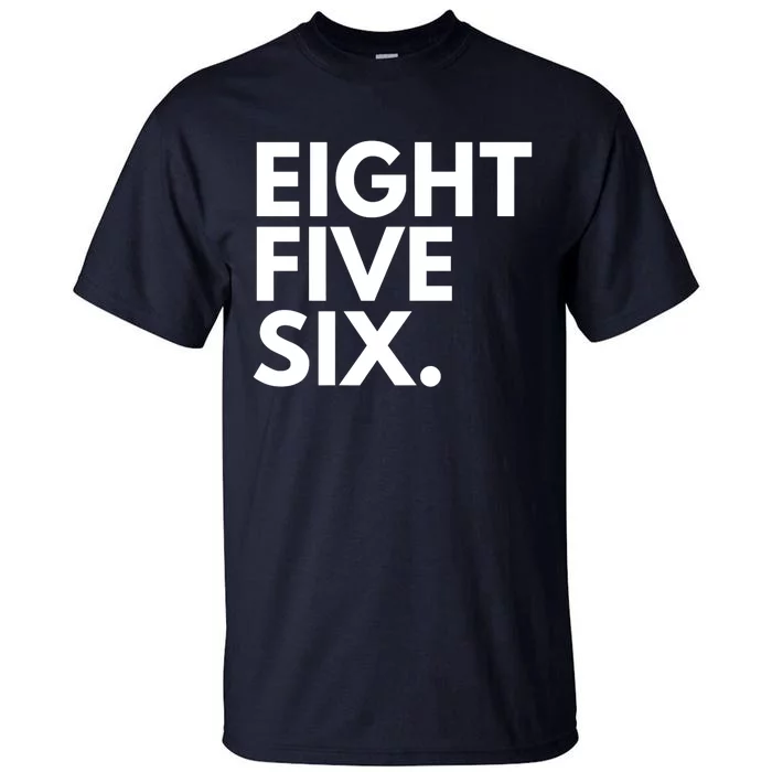 EIGHT FIVE SIX Area Code 856 Camden NJ New Jersey USA Tall T-Shirt