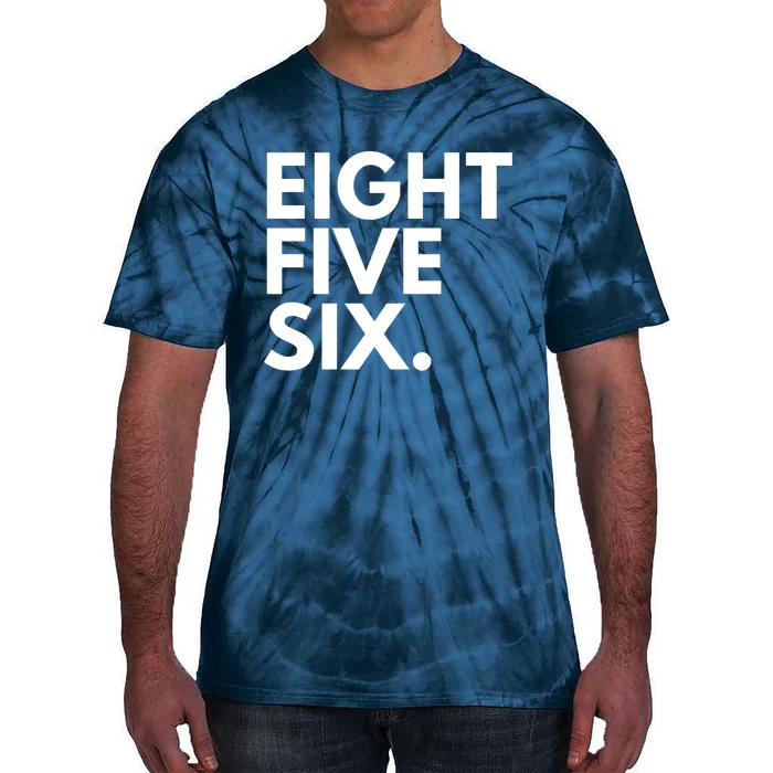 EIGHT FIVE SIX Area Code 856 Camden NJ New Jersey USA Tie-Dye T-Shirt