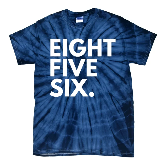 EIGHT FIVE SIX Area Code 856 Camden NJ New Jersey USA Tie-Dye T-Shirt