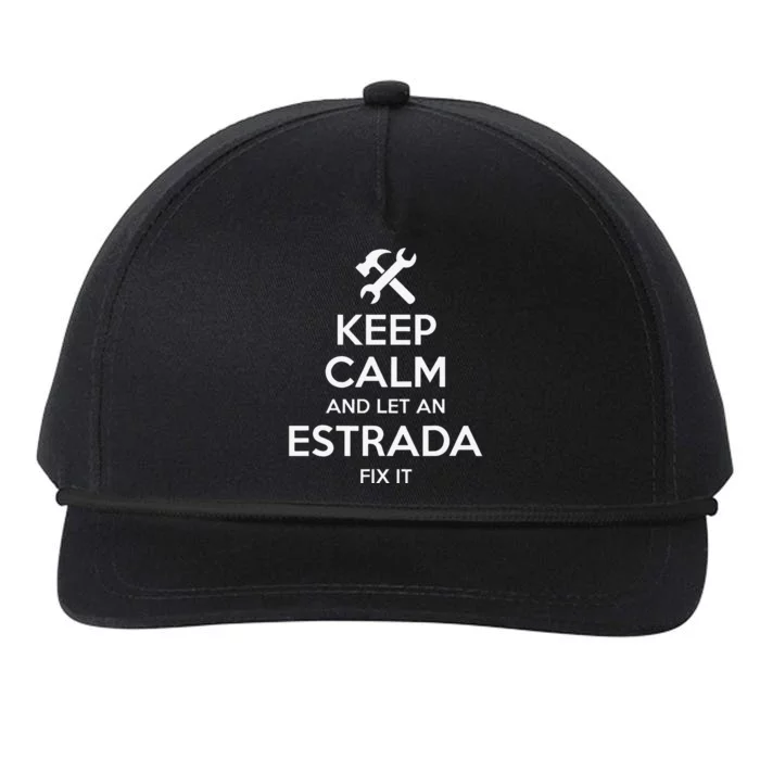 ESTRADA Funny Surname Birthday Family Tree Reunion Gift Idea Snapback Five-Panel Rope Hat