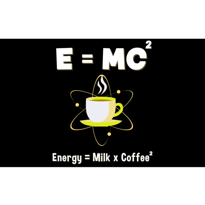 E=mc2 Funny Science Coffee Energy Milk Bumper Sticker