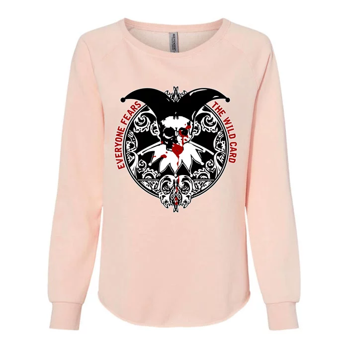 Every Fears The Wilds Card Womens California Wash Sweatshirt