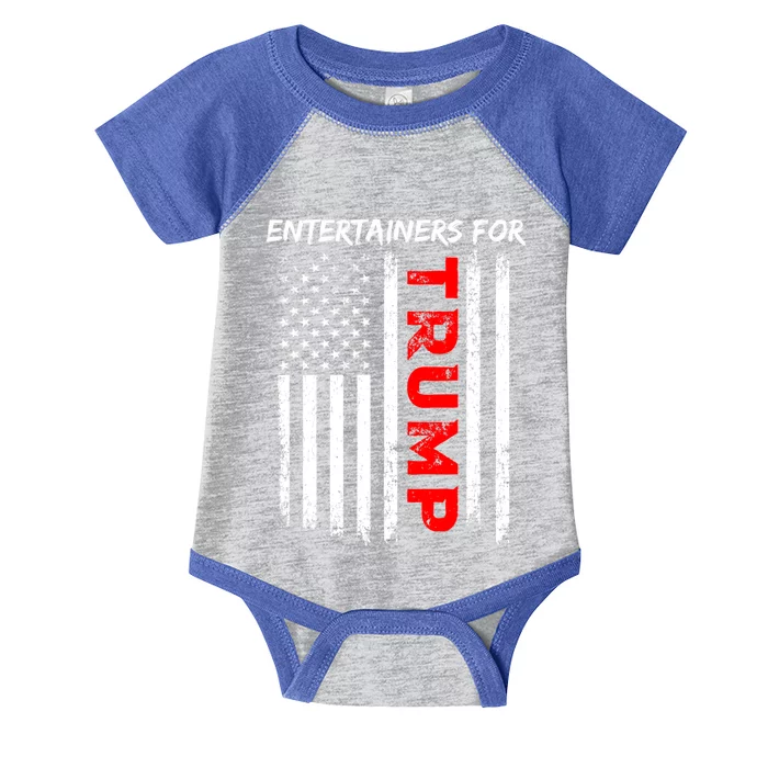 Entertainers For Trump Take America Back Gift Infant Baby Jersey Bodysuit