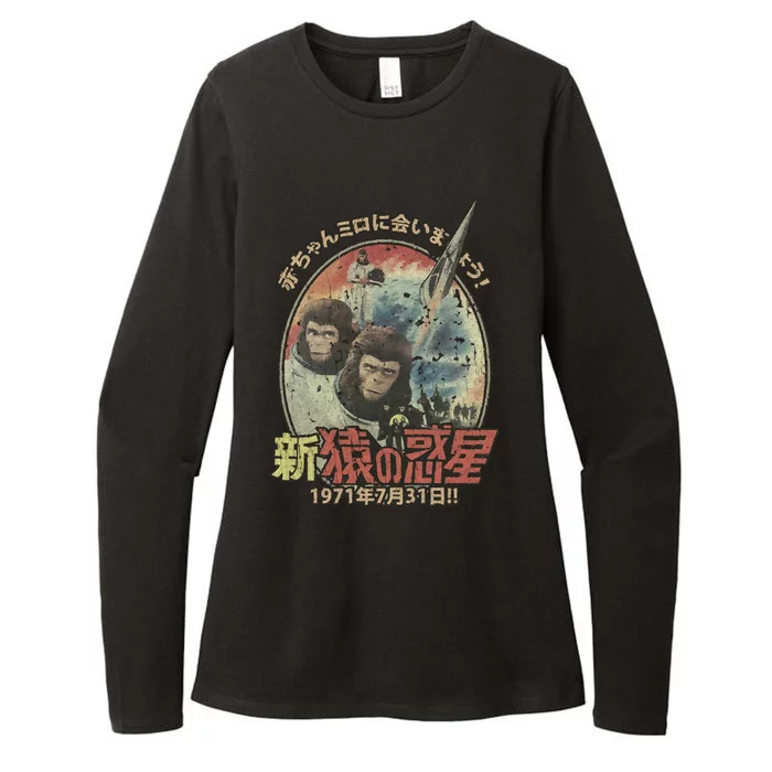 Escape From The Planet Of The Apes 1971 Womens CVC Long Sleeve Shirt