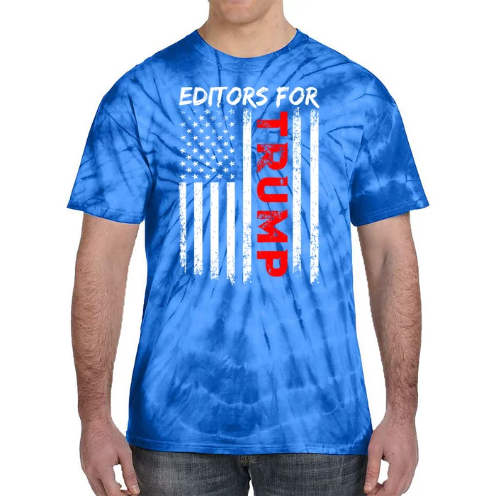 Editors For Trump Take America Back Gift Tie-Dye T-Shirt