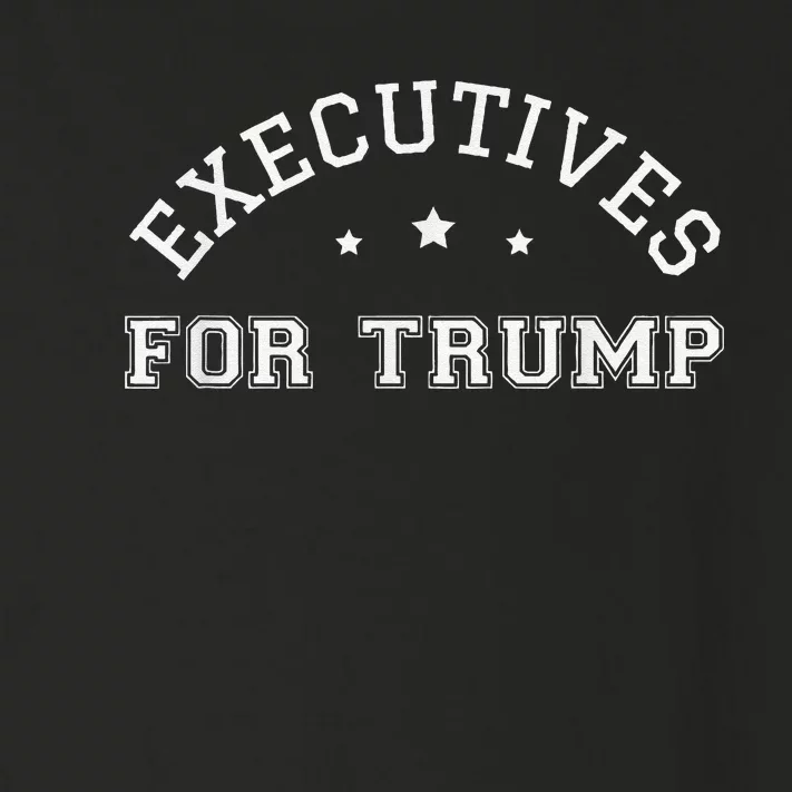 Executives For Trump 2024 Funny Election Vote Boss Manager Toddler Long Sleeve Shirt