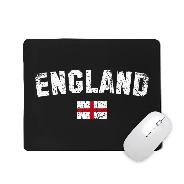 England Flag Vintage England Mousepad