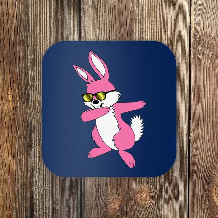 Easters For Women Dabbing Hip Hop Bunny Coaster