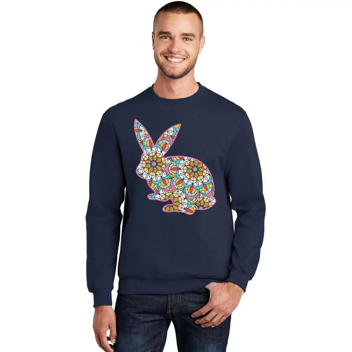 Easters For Women Easter Bunny Flowers Cute Mom Gift Sweatshirt