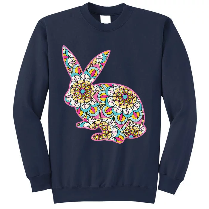 Easters For Women Easter Bunny Flowers Cute Mom Gift Sweatshirt